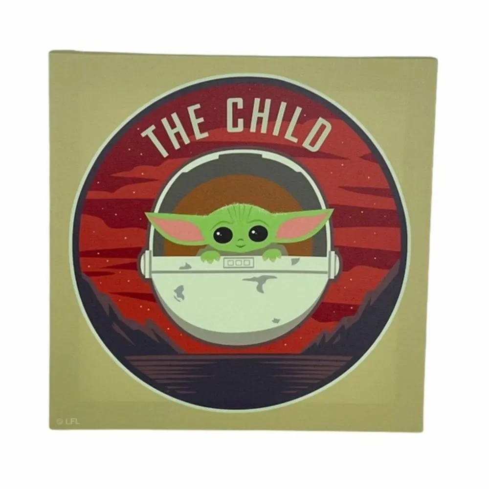 Star Wars Baby Yoda In His Carrier Picture 9.8x9.8